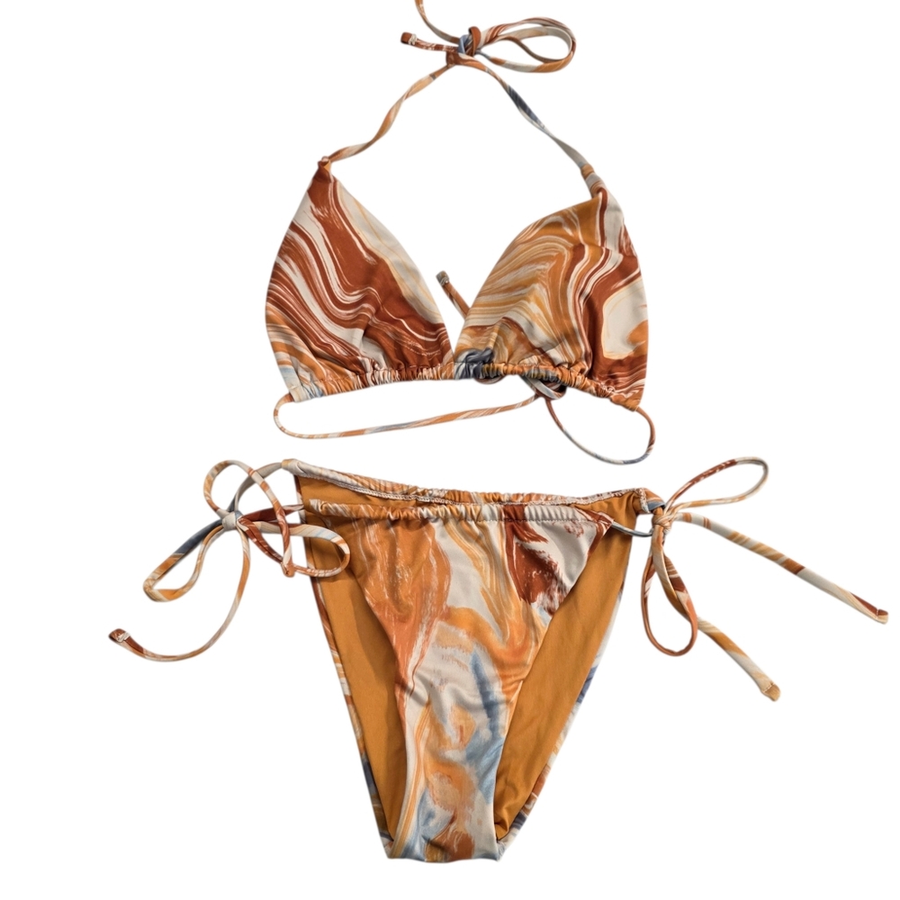 Envya Swirl print Bikini set